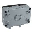 Weatherproof Type A RCD Protected 2 Gang Switched Socket 30mA Trip Current (Latching) BG Electrical WP22RCD