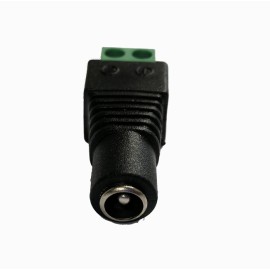 2.1mm 24V DC 5A Socket with Modular Screw-in Terminals for LED Strips or CCTV Installationss