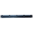 24 Way CAT5e Patch Panel, 24 Port Patch Panel for CAT 5e Data Cable with IDC Terminals 484 x 30 x 46mm