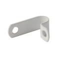 White Saddle Single P Clip for 8.5-9.00mm Cable - Bag of 50 - MICC LSF Coated Cable Saddle in White