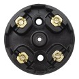 BG Electrical 491-01 4 Way 20A Round Junction Box in Brown 64mm Diameter Selective Entry