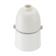 BC/B22 Lampholder in White with short Skirt Heat Resistant T2 BG Electrical 720-01