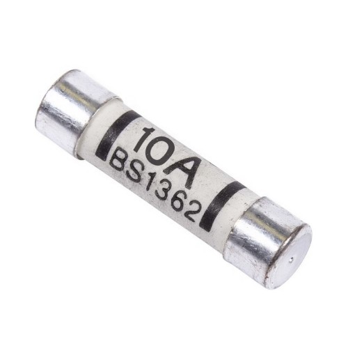 1A Plug Top Ceramic Cartridge Fuse BS1362 (pack of 10)