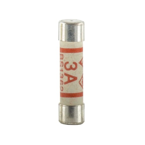 3A Plug Top Ceramic Cartridge Fuse BS1362 (pack of 10)