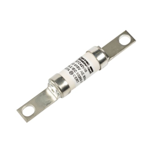 80A Industrial B1 Range Compact HRC Ceramic Fuse BS88 415V AC 80kA 111mm Fixing Centres