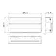 16 Way Metal Consumer Unit 100A Switch Dual RCD 2 x 63A 30mA Type A Unpopulated BG CFUD6616A High Integrity