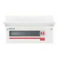 14 Way Consumer Unit Unpopulated c/w 100A Main Switch Incomer IP2XC BG CFUSW14 Amendment 3