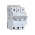 Hager NCN340A 40A 10kA Type C Triple Pole MCB, 3P 10kA/15kA C-40A 3M Mini Circuit Breaker