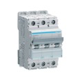 Hager NDN350A 50A Type D 10kA Triple Pole MCB, 3 Module MCB 3P 10kA/15kA D-50A 3M