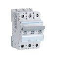 Hager NDN363A 63A Type D 10kA Triple Pole MCB, 3 Module MCB 3P 10kA/15kA D-63A 3M