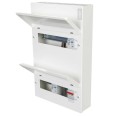 Hager VML90810CU 8 + 10 Way High Integrity Dual Row Configurable Consumer Unit 100A Main Switch 2 x 100A 30mA Type A RCCB Hager Fuseboard - Reduced to Clear!