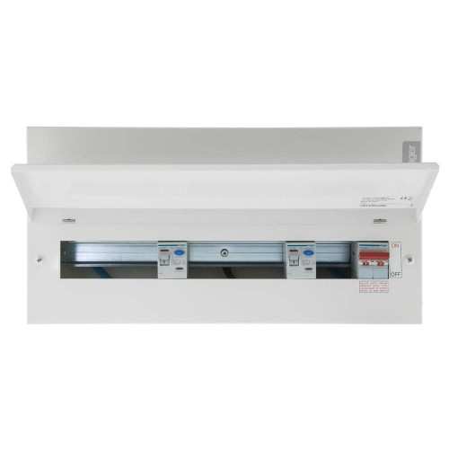 Hager VML916CU 16 Way High Integrity Consumer Unit 100A Switch 2x100A 30mA RCCB Configurable