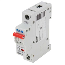 MEM Memshield3 EMBH110 10A MCB type B 10/15kA Trip, 1 Module Single Pole Miniature MCB