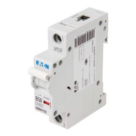 MEM Memshield3 EMBH150 50A MCB type B 10/15kA Trip, 1 Module Single Pole Miniature MCB