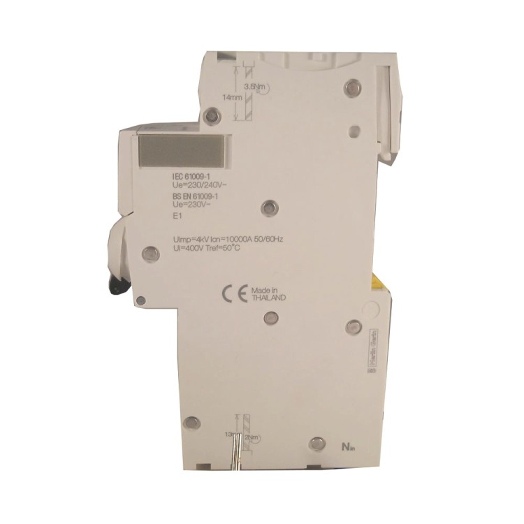 A9K01120 SCHNEIDER ELECTRIC - Disjoncteur, 230/400VAC; Icourant: 20A;  Pôles: 1; pour rail DIN