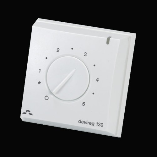 DEVIreg 130 White Thermostat with Floor Sensor,