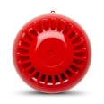 Aico YO5 High Output Remote Sounder in Red for Wall/Ceiling, Mains Powered IP65 rated