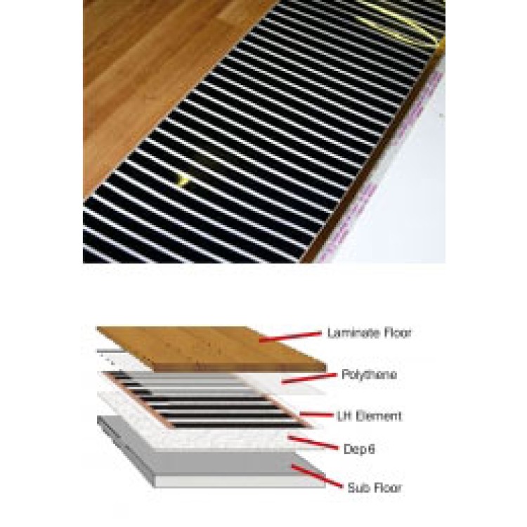 Laminate Floor Element Underfloor Heating X 0.13KW
